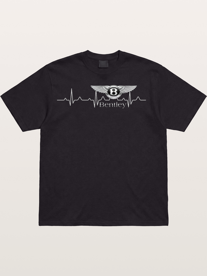 Bentley Heartbeat Crest Cotton T-shirt