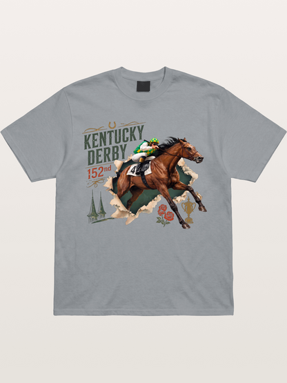 Kentucky Derby 152nd Horse & Roses Gildan T-shirt