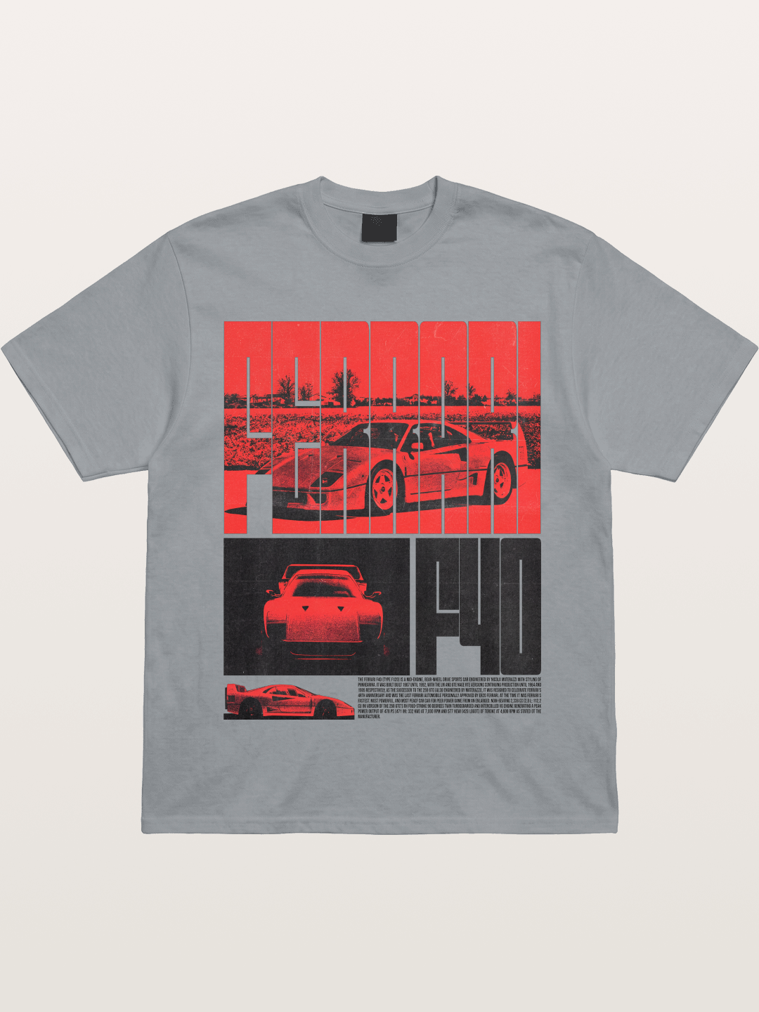 Red F40 Gildan T-shirt