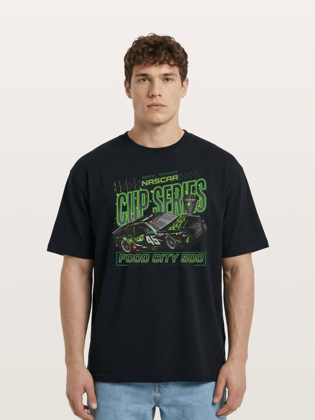 Bristol Food City 500 Art Cotton T-shirt