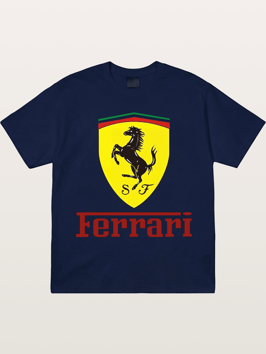 Ferrari Prancing Horse Shield Gildan T-shirt