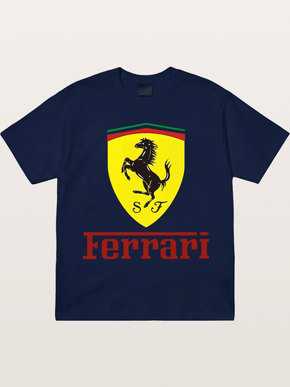 Ferrari Prancing Horse Shield Gildan T-shirt