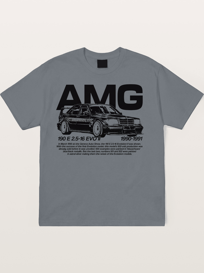 AMG 190E EVO Racing Car Art Cotton T-shirt