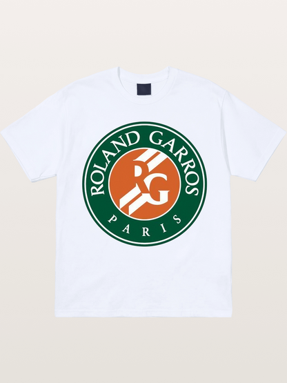 Roland Garros Paris Logo Print Gildan T-shirt