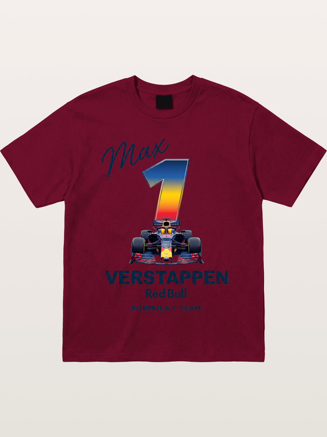 Max Verstappen Red Bull 1 Print Gildan T-shirt