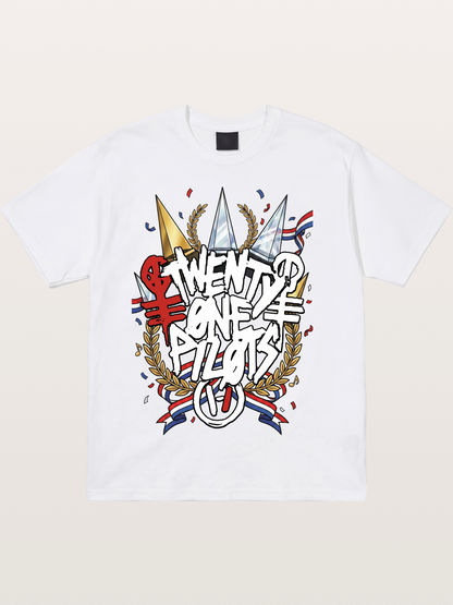 Twenty One Pilots Trophy Art Cotton T-shirt