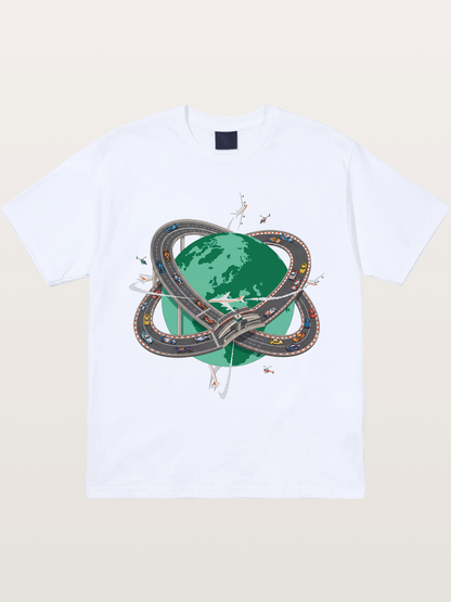 Earth Ring Road Racing Gildan T-shirt