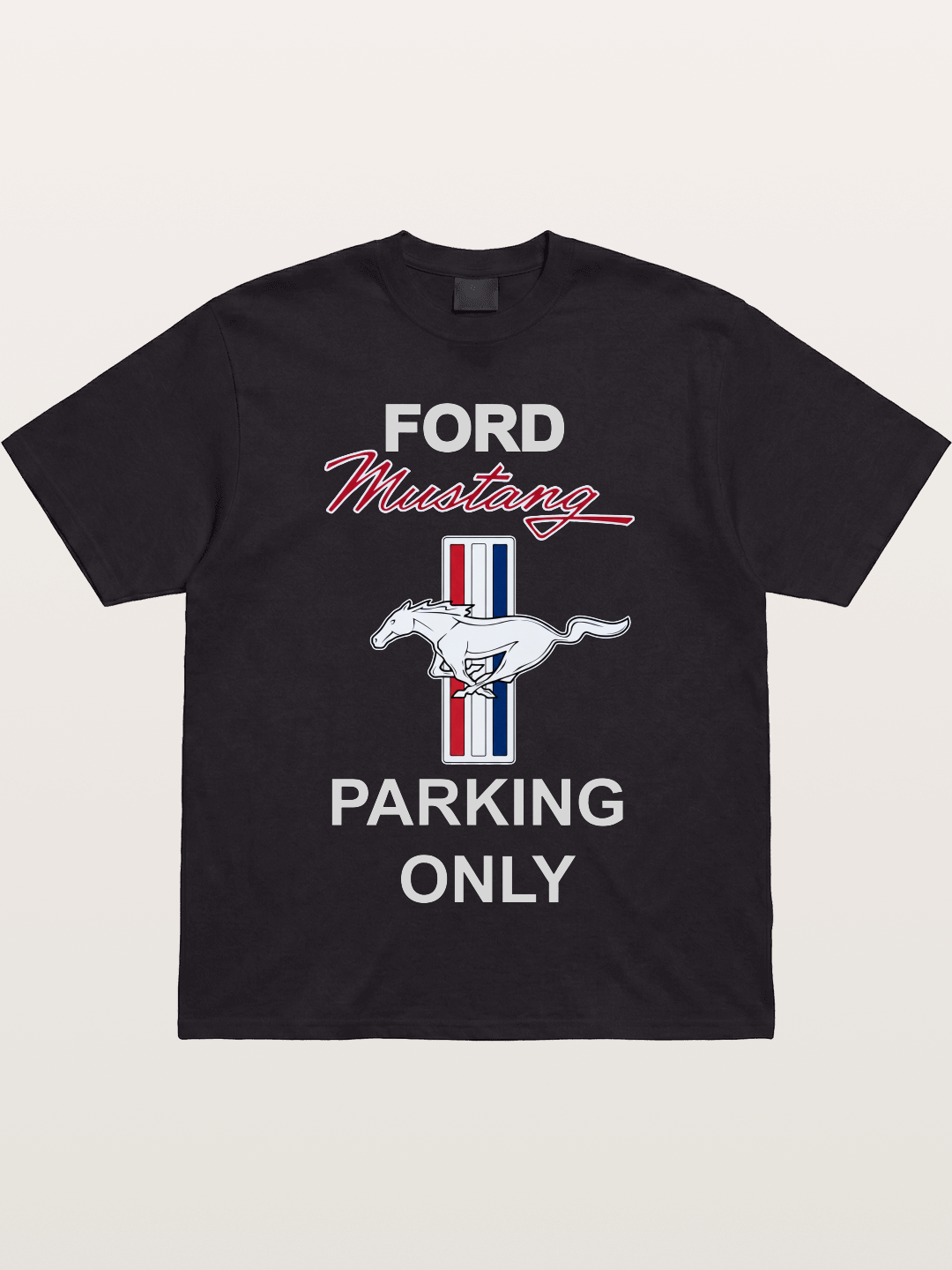 Ford Mustang Parking Only Sign Gildan T-shirt