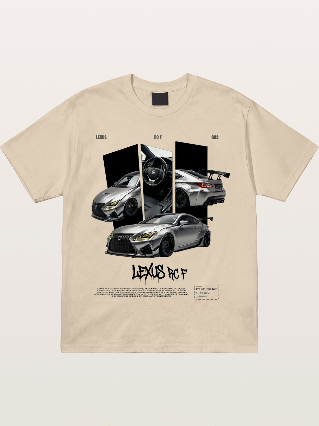 Lexus RC F Multi-Angle Print Gildan T-shirt