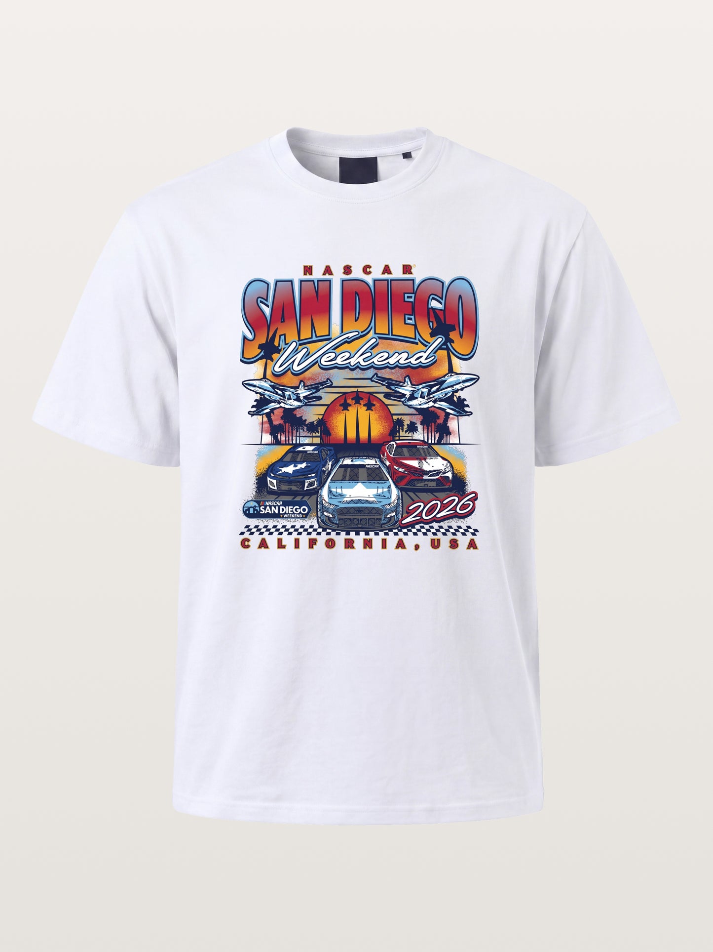 San Diego NASCAR Sunset Race Weekend Cotton T-shirt