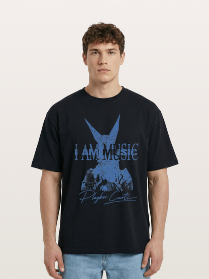 Playboi Carti I Am Music Print Cotton T-shirt