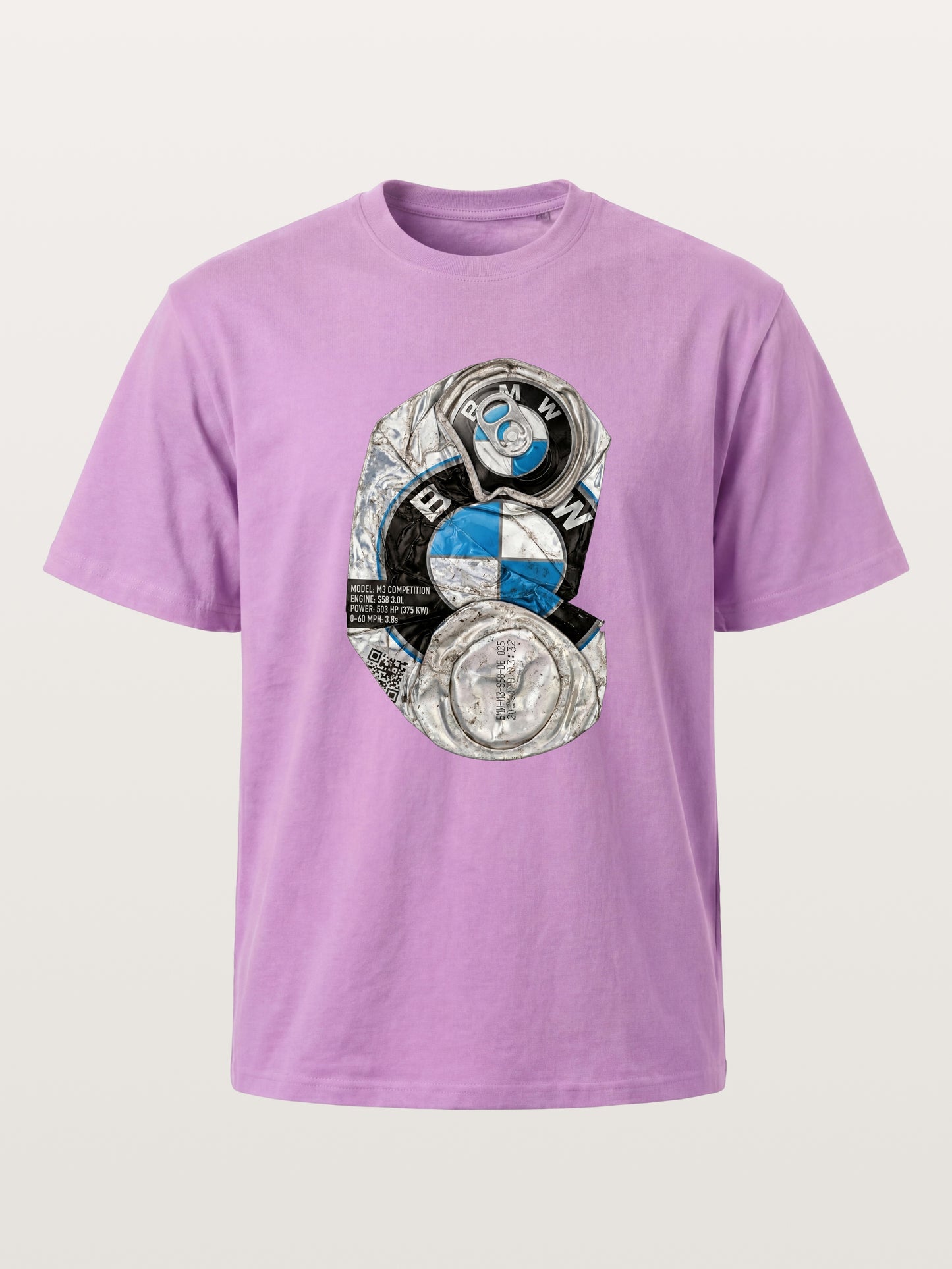 Crushed BMW Cans Collage Gildan T-shirt