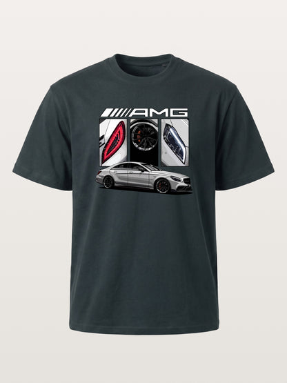 AMG Coupe Split Body Component Collage Gildan T-shirt