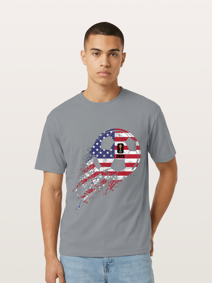 American Flag WC 2026 Ball Gildan T-shirt