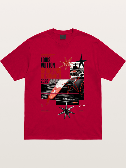 LV Monaco F1 Collage Art Gildan T-shirt