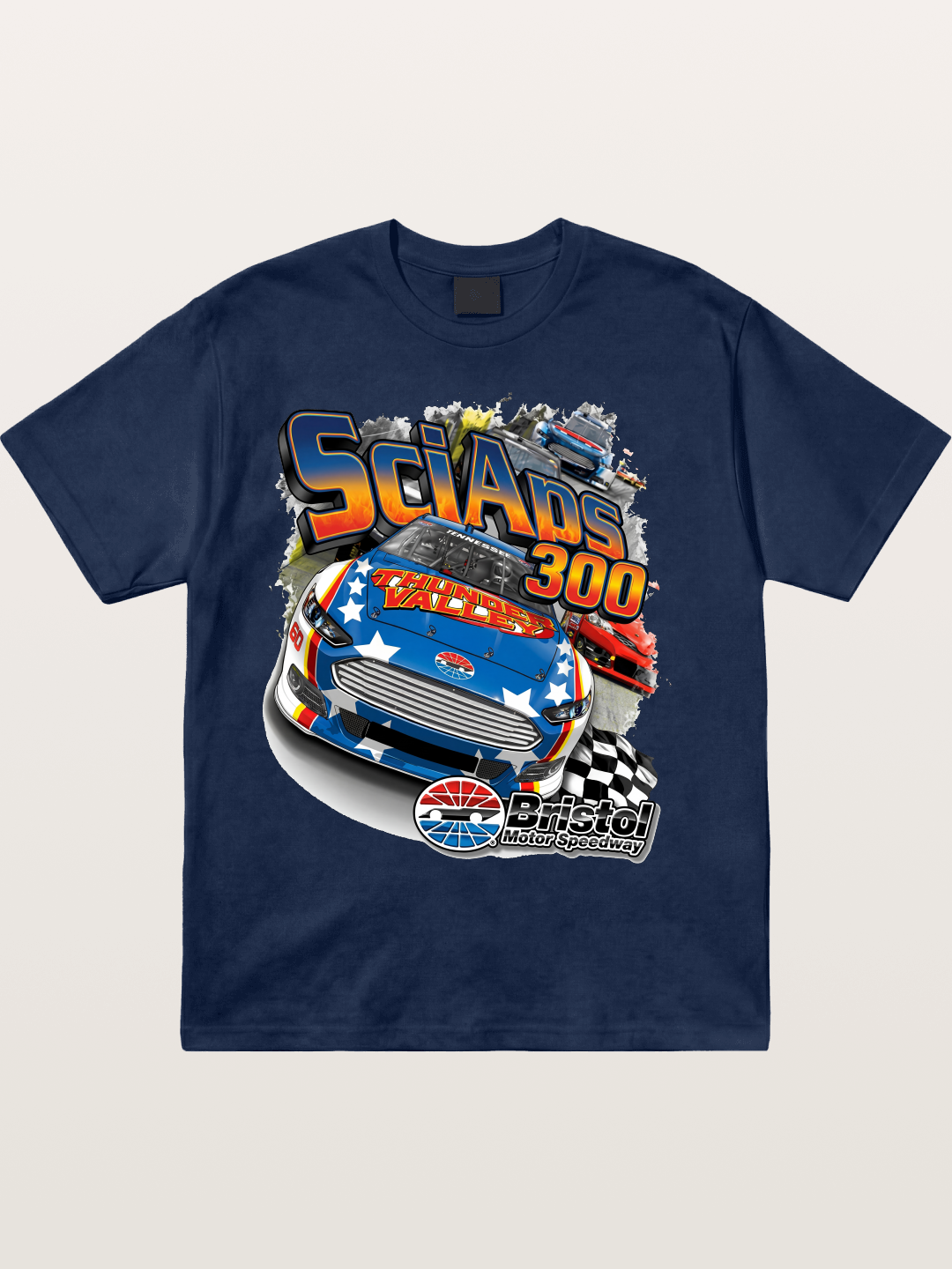 Bristol Motor Speedway Art Cotton T-shirt