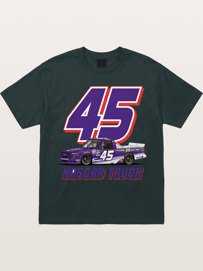 Purple 45 Racer Gildan T-shirt