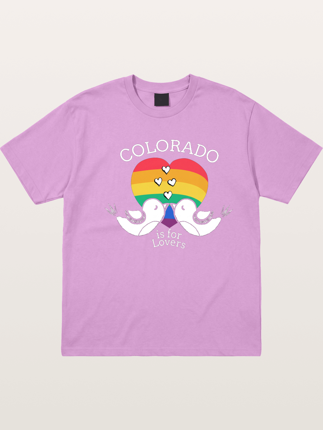 Colorado Trans Pride Heart Design Gildan T-shirt