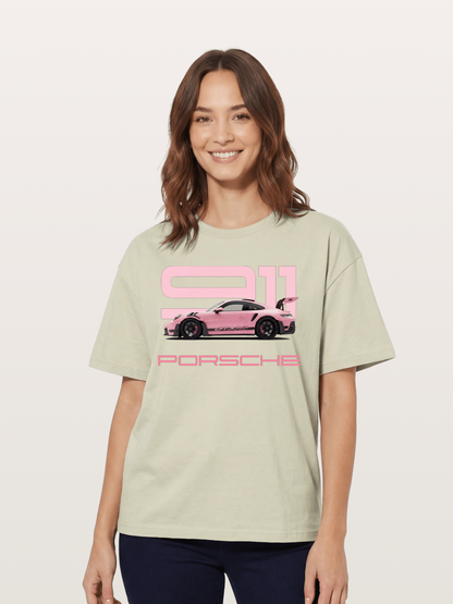 Pink 911 Cotton T-shirt