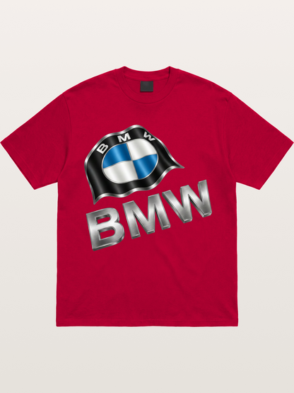 BMW Waving Flag Emblem Gildan T-shirt