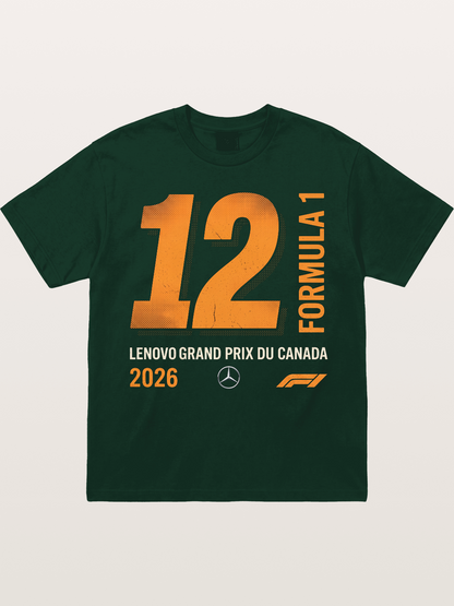 #12 Piastri 2026 F1 Canada Gildan T-shirt
