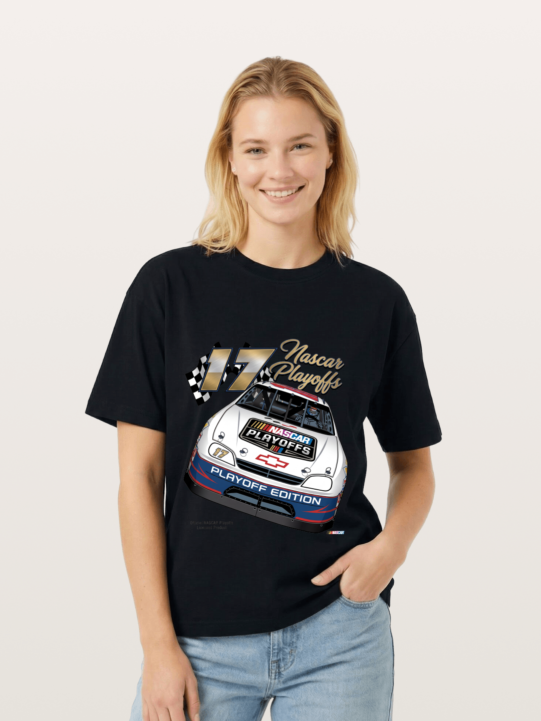 17 Playoff Edition Race Car Gildan T-shirt