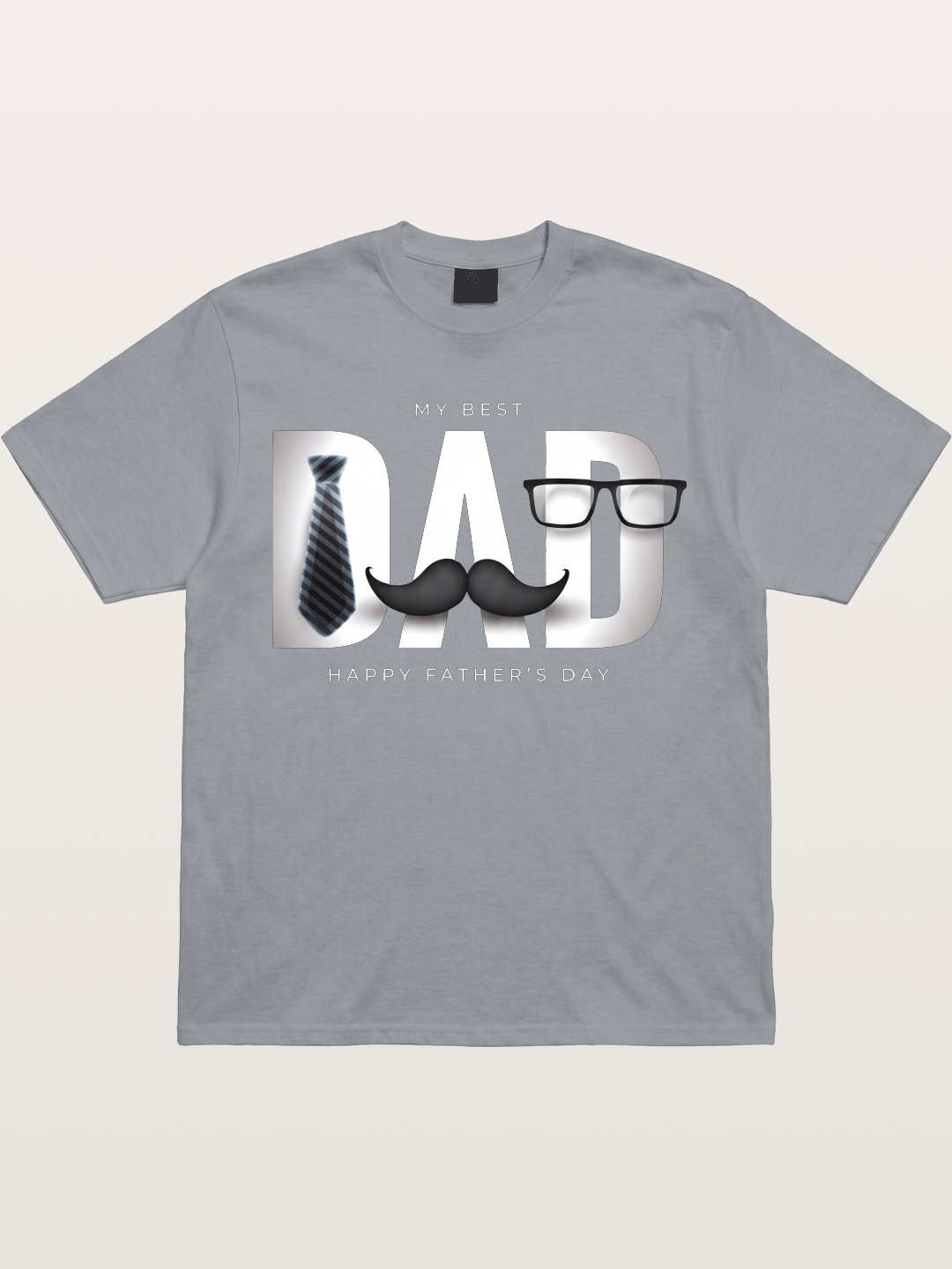 Gentleman Dad Tie Glasses Beard Gildan T-shirt