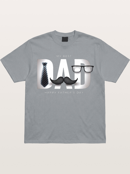 Gentleman Dad Tie Glasses Beard Gildan T-shirt