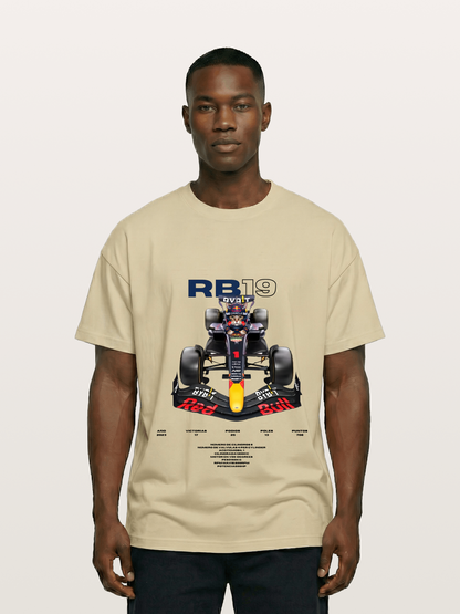 Cat Driving Red Bull F1 Gildan T-shirt