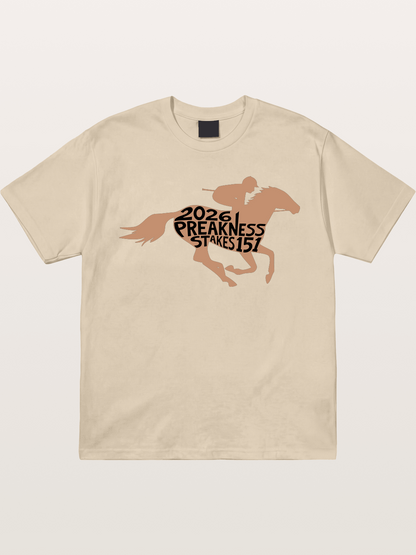 Preakness Stakes 151 Horse Silhouette Gildan T-shirt
