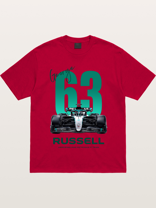 George Russell Mercedes F1 63 Gildan T-shirt