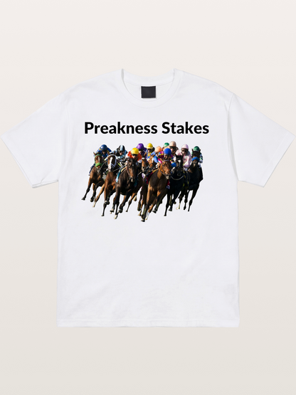 Preakness Stakes Starting Field Race Cotton T-shirt