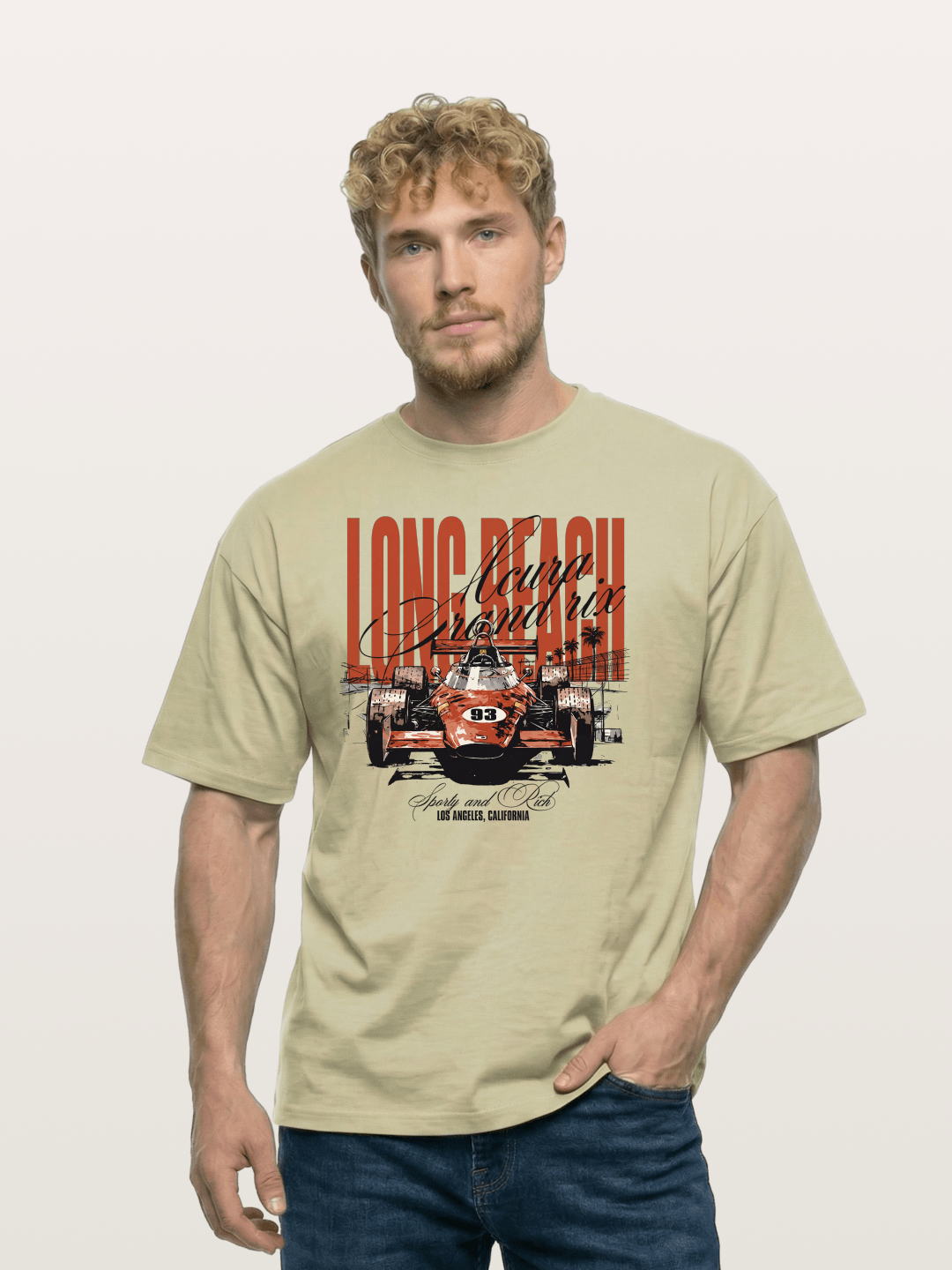 Long Beach Grand Prix Art Cotton T-shirt