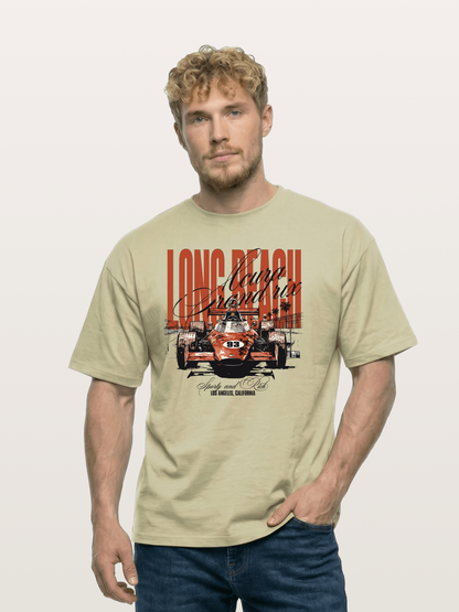 Long Beach Grand Prix Art Cotton T-shirt