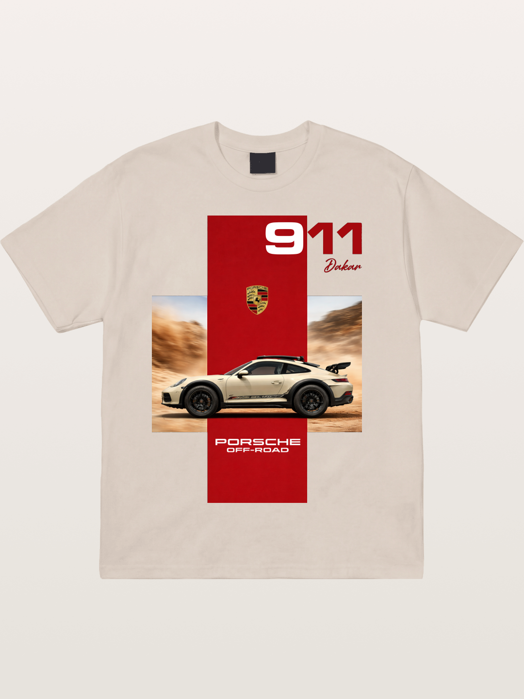 Porsche 911 Offroad Safari Style Cotton T-shirt