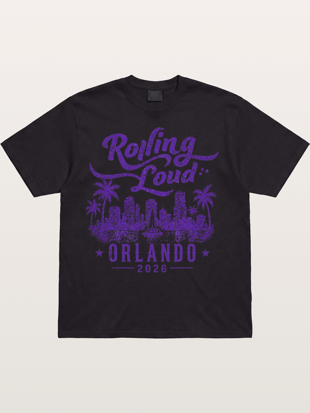 Rolling Loud Orlando 2026 Print Cotton T-shirt