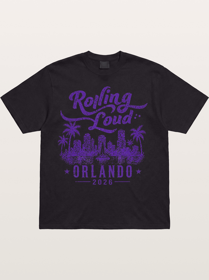 Rolling Loud Orlando 2026 Print Cotton T-shirt