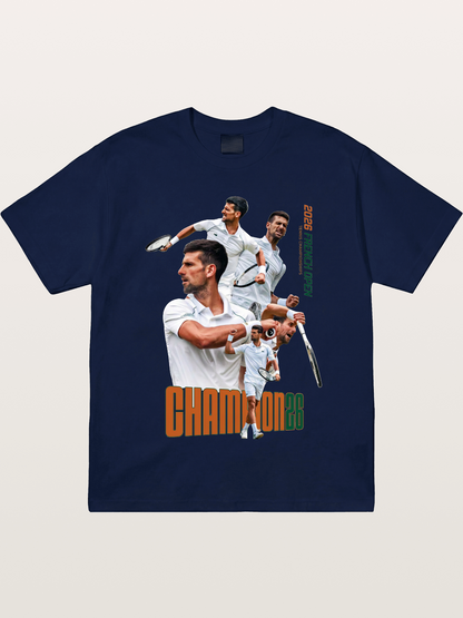 Djokovic French Open Champion Art Gildan T-shirt