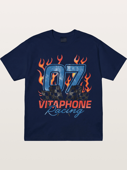 07 Racing Flame Gildan T-shirt