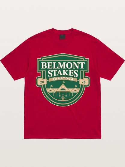 Belmont Stakes Shield Crest Gildan T-shirt