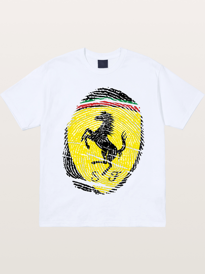 Ferrari Fingerprint Logo Gildan T-shirt