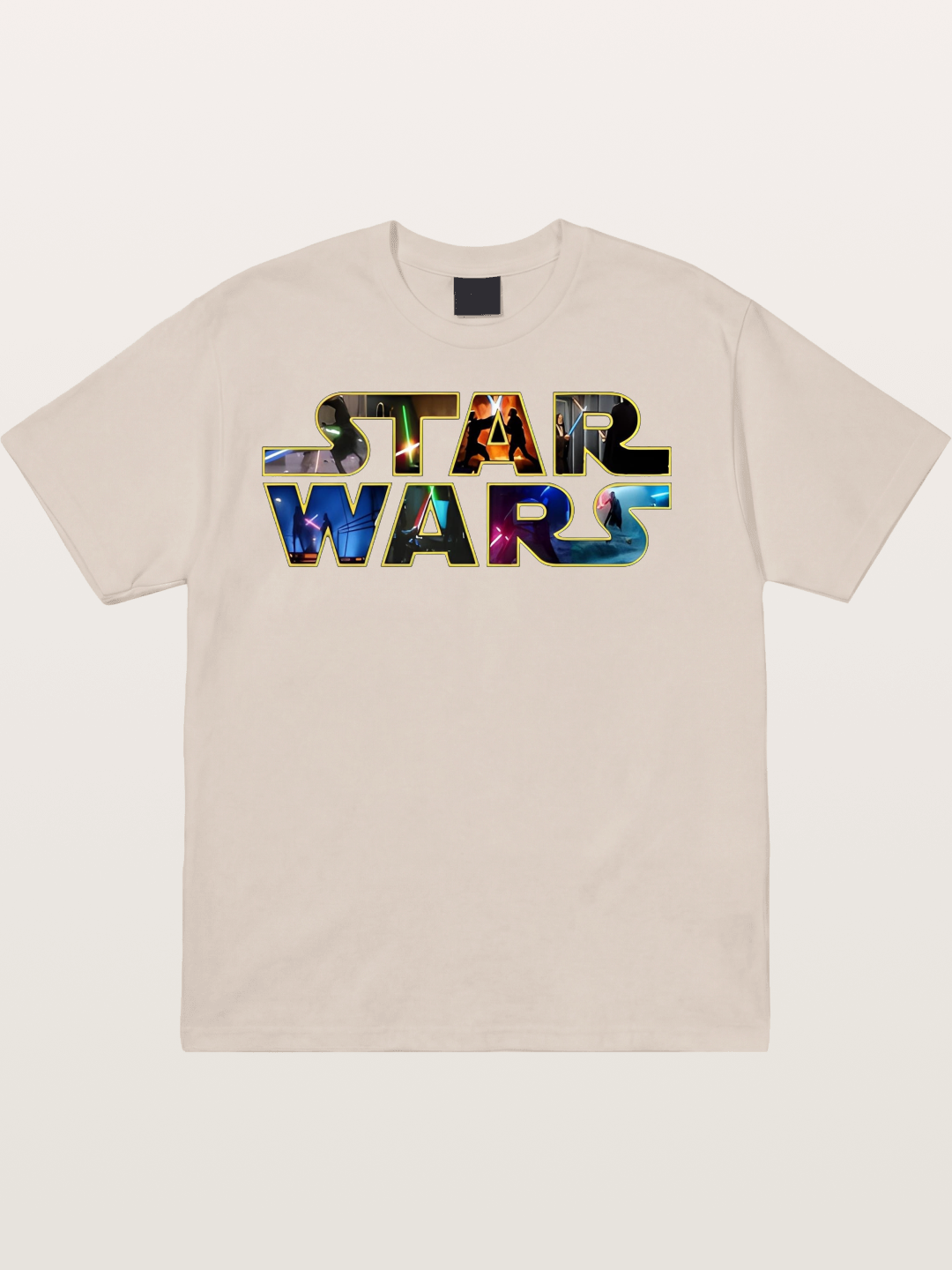 Star Wars Classic Logo Movie Cotton T-shirt