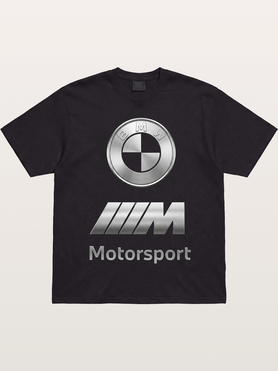 BMW Motorsport Metal Logo Art Gildan T-shirt