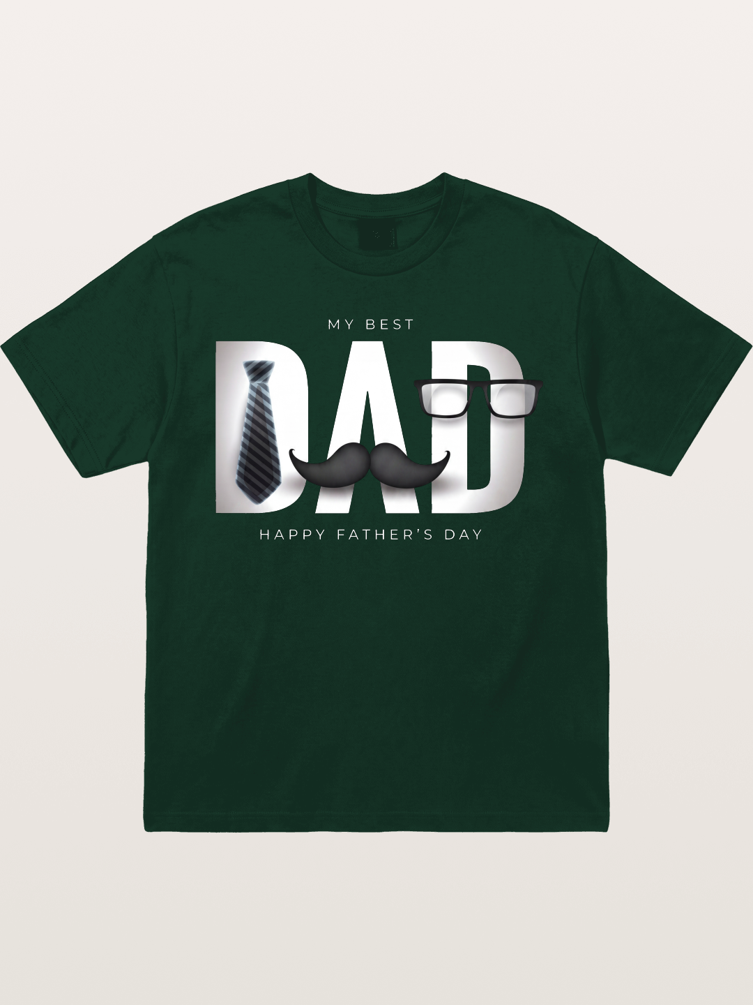 Gentleman Dad Tie Glasses Beard Gildan T-shirt