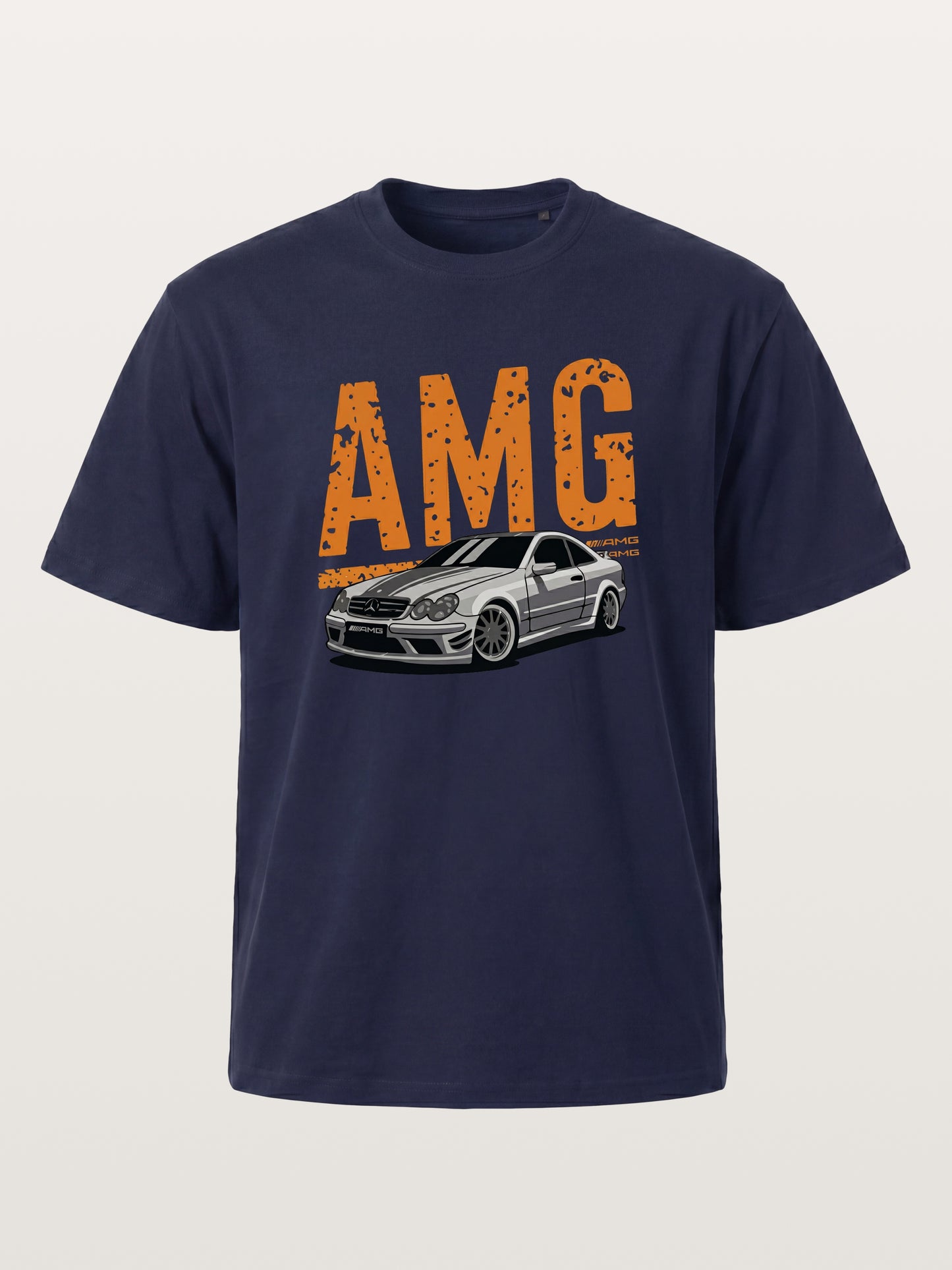 Vintage AMG CLK Coupe Distressed Font Gildan T-shirt