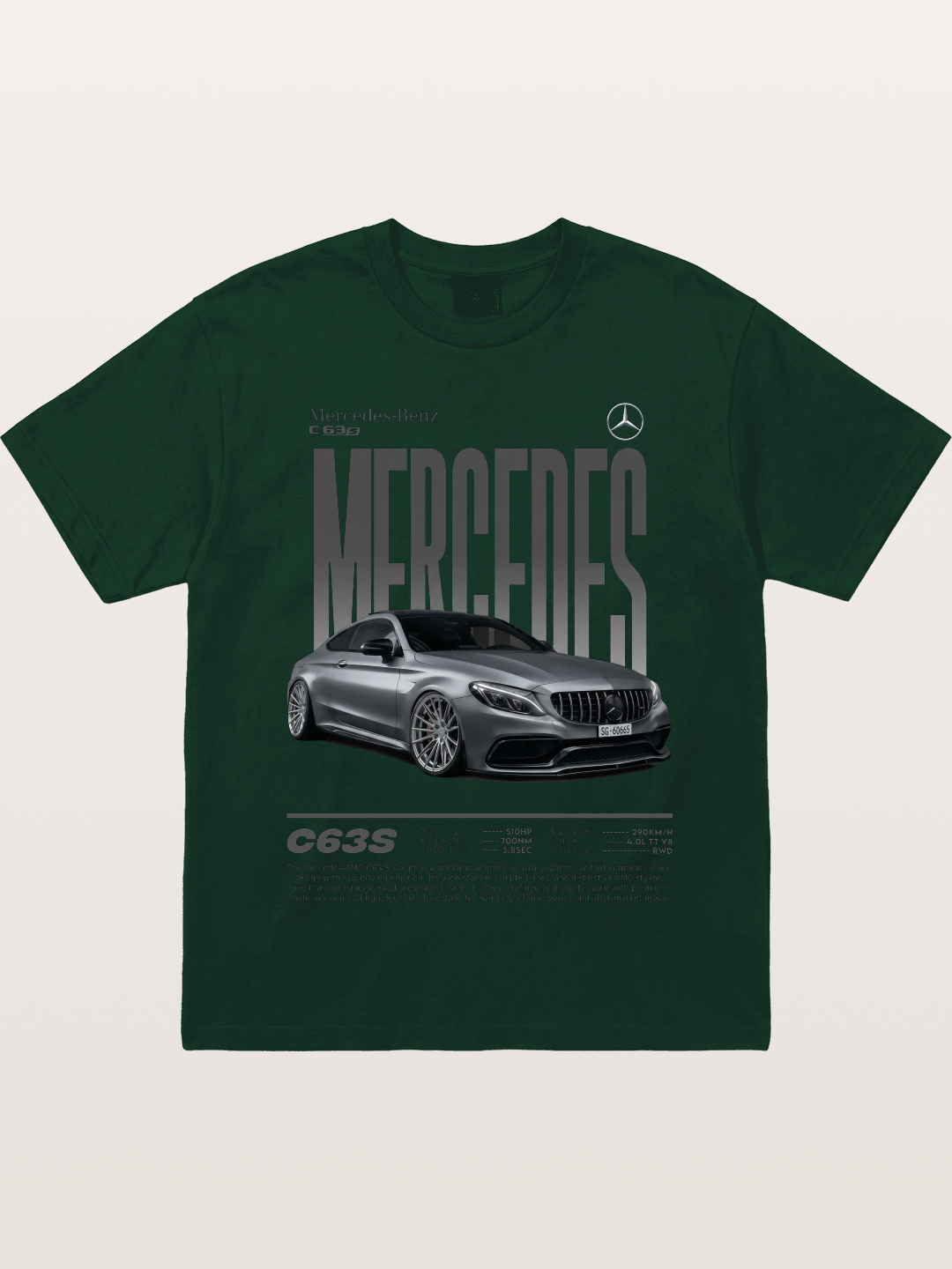 Mercedes-Benz C63S Magazine Style Gildan T-shirt