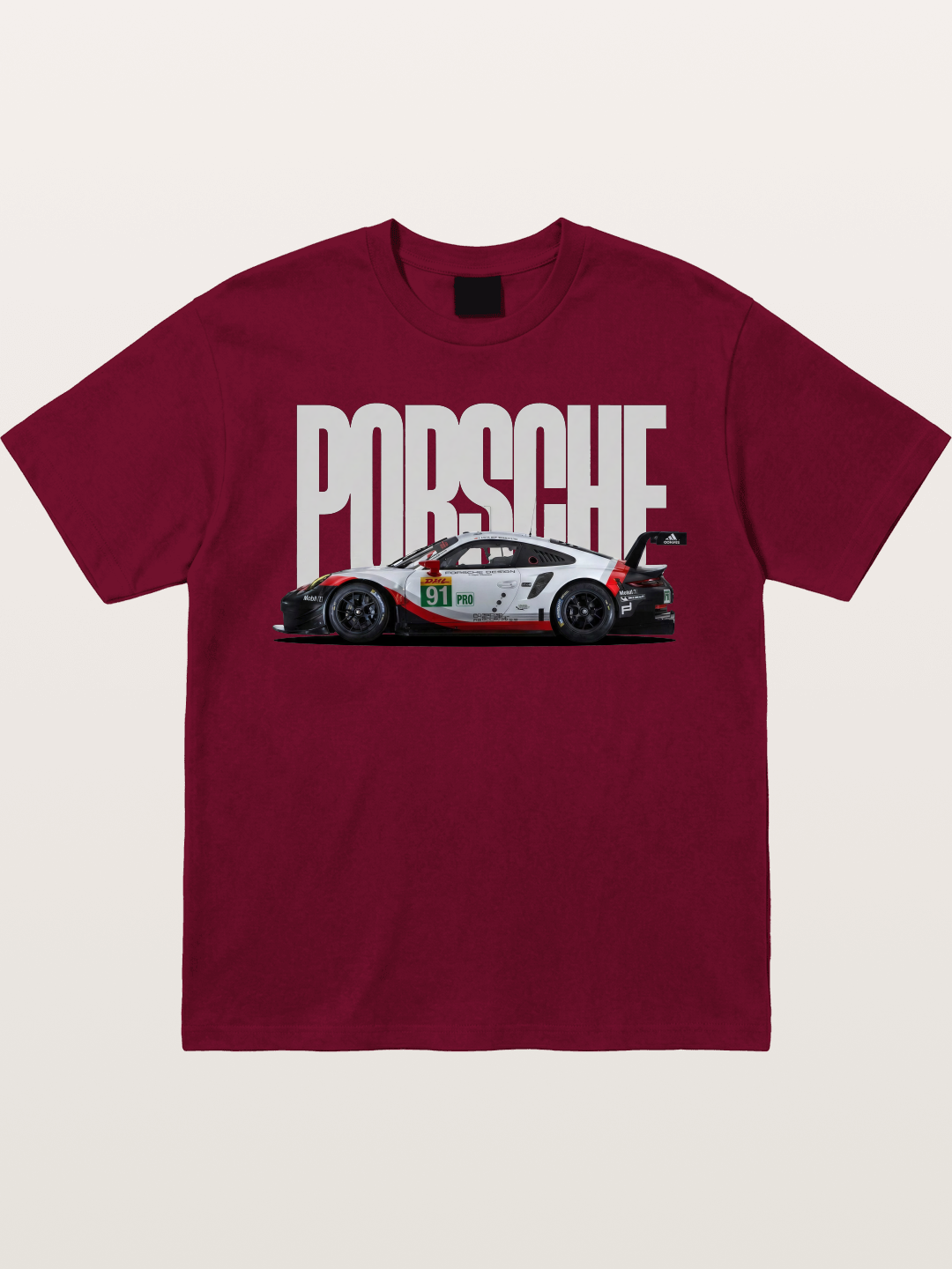 Porsche 911 Race Livery Poster Gildan T-shirt