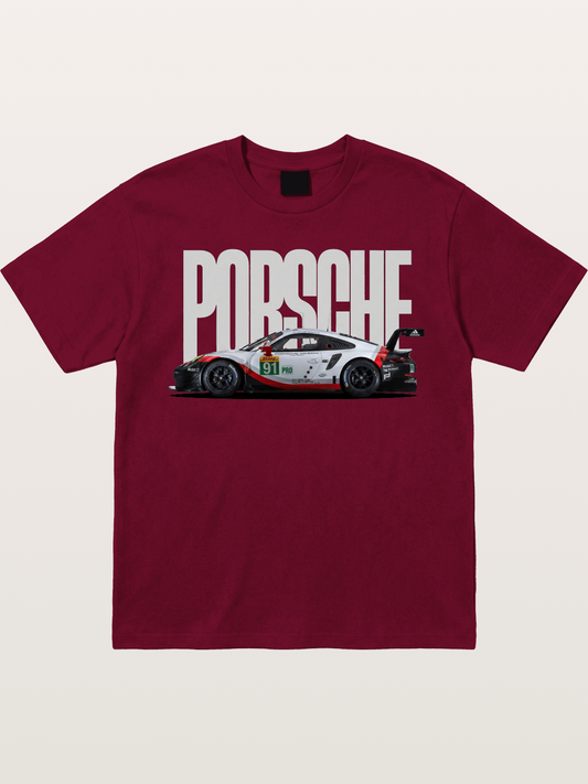 Porsche 911 Race Livery Poster Gildan T-shirt