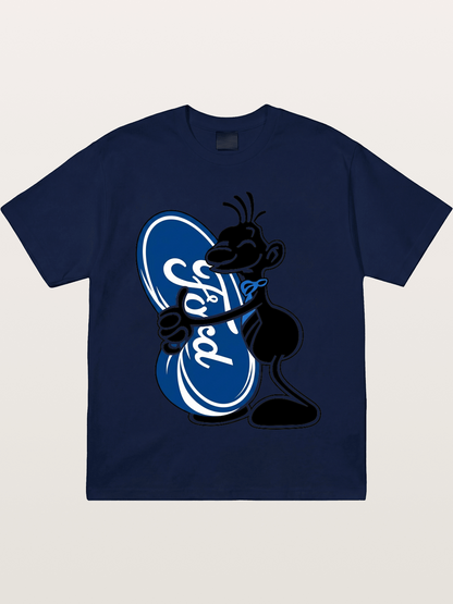 Cartoon Hugging Ford Logo Gildan T-shirt