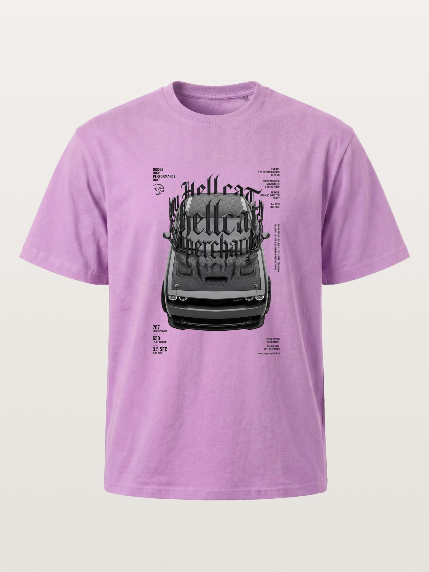 Gothic Hellcat Front View Print Gildan T-shirt